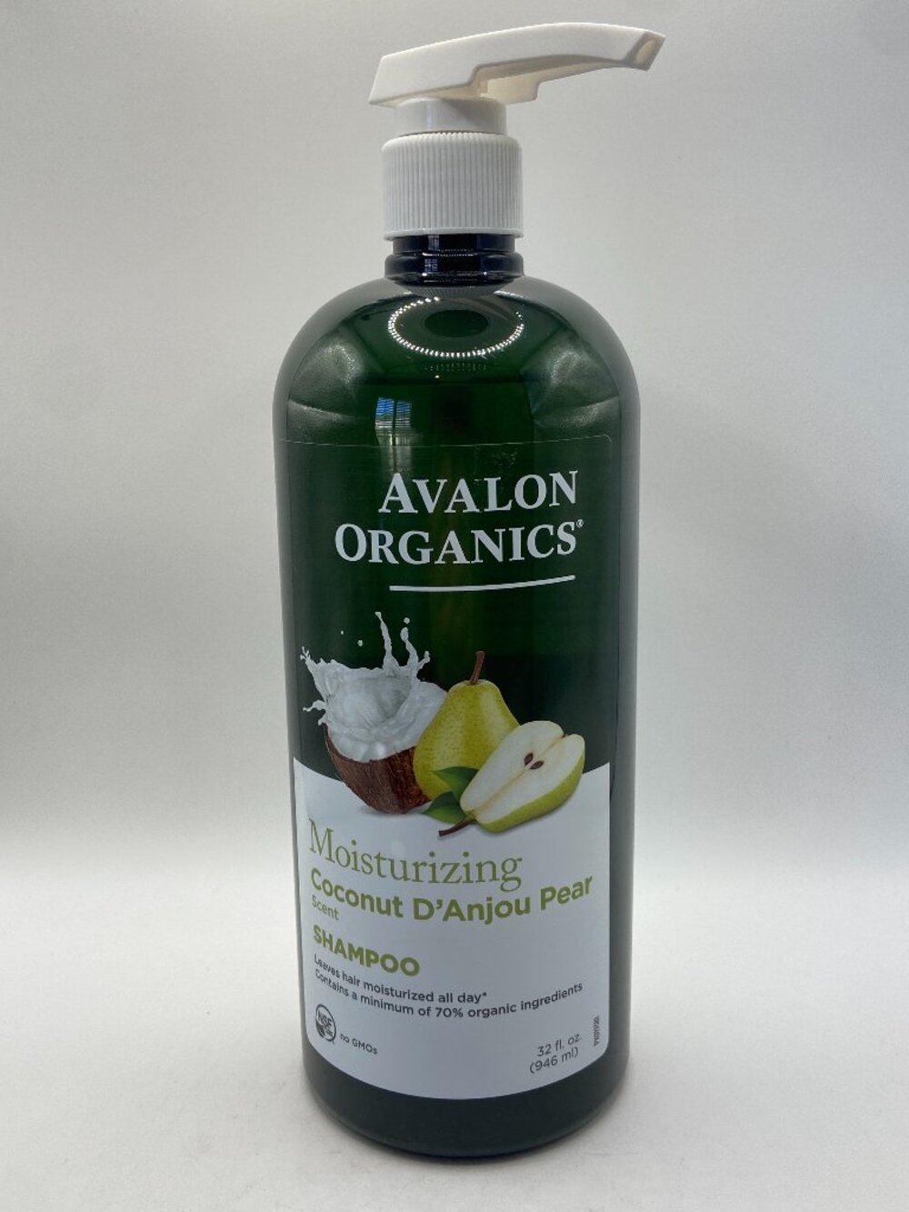 Avalon Organics Coconut D'Anjou Pear Shampoo — Jumbo 32 oz / 946 ml Pump